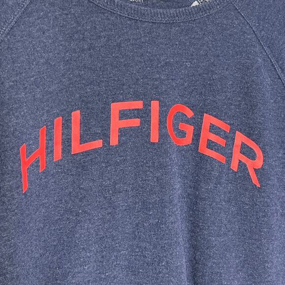 Tommy Hilfiger Sweatshirt Crew Neck Blue Size Large - Picture 3 of 8